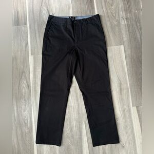 Simons Men's Black Chino Pants - Stockholm Fit